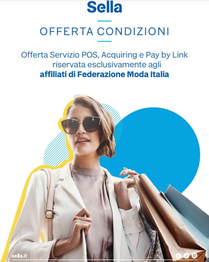 RISPARMIARE SUI COSTI DELLE COMMISSIONI POS ? IO POS-SO GRAZIE ALLA CONVENZIONE DI FEDERAZIONE MODA ITALIA CON BANCA SELLA