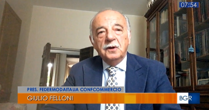 IL PRESIDENTE NAZIONALE DI FEDERAZIONE MODA ITALIA, GIULIO FELLONI, SU RAI 3 A “BUONGIORNO REGIONE”