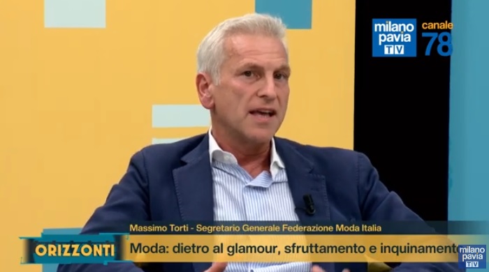 FEDERAZIONE MODA ITALIA A MILANO PAVIA TV SU SOSTENIBILITA’ SETTORE MODA