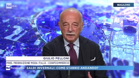 FEDERAZIONE MODA ITALIA: GIULIO FELLONI SU RAI PARLAMENTO